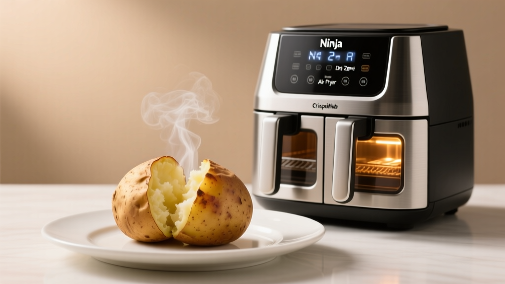 Perfect Baked Potato in Ninja Foodi Dual Zone Air Fryer