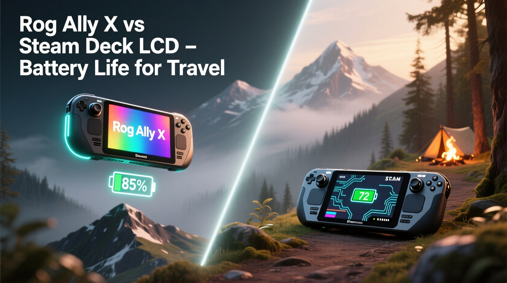 Rog Ally X Vs Steam Deck Lcd Which Has Better Battery Life For Travel