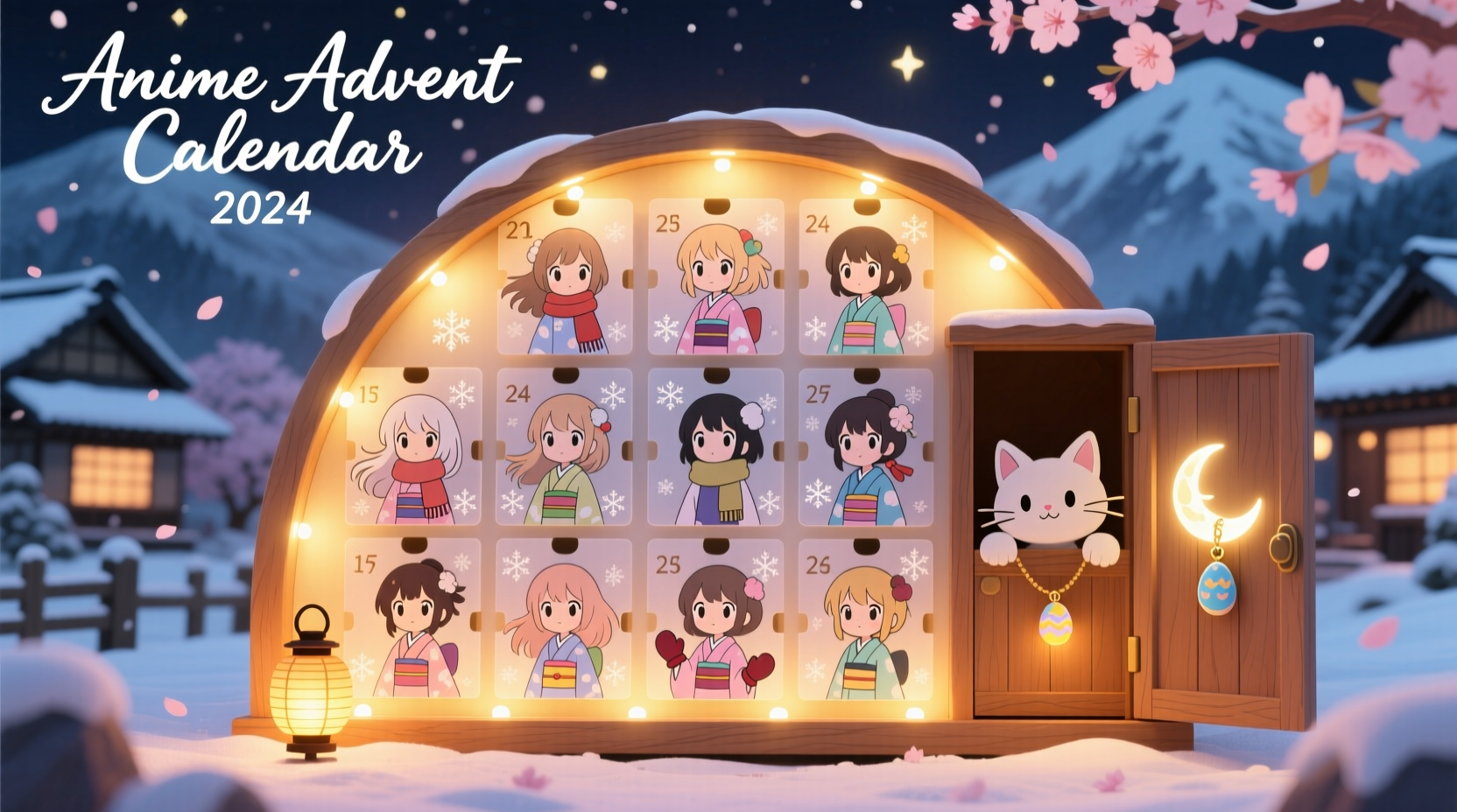 how to create an anime character advent calendar at home