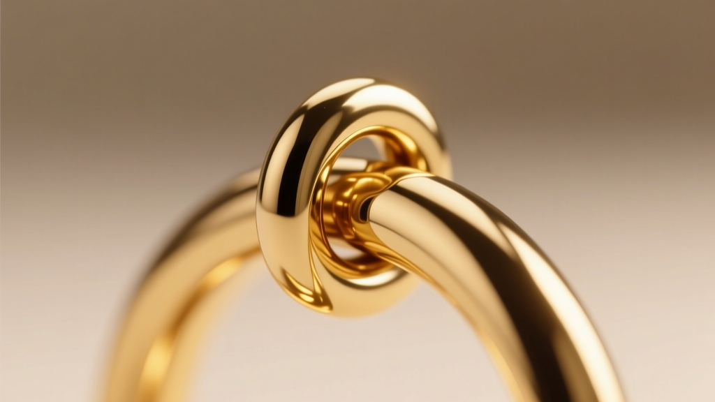 Close-up of a 14k gold spring ring clasp attached to a soldered 18-gauge jump ring, highlighting the seamless weld joint detail.