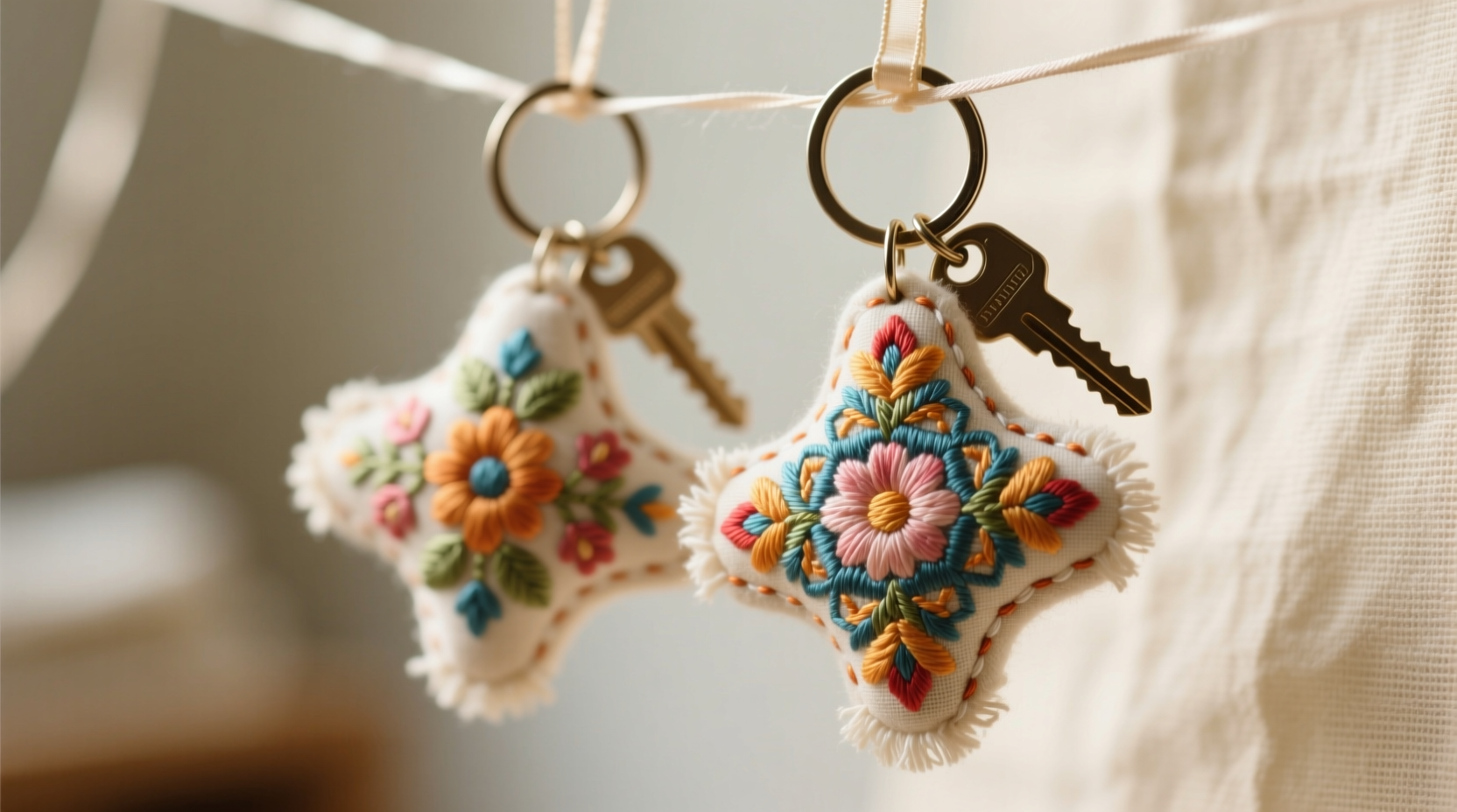how to clean plush keychains without fraying threads
