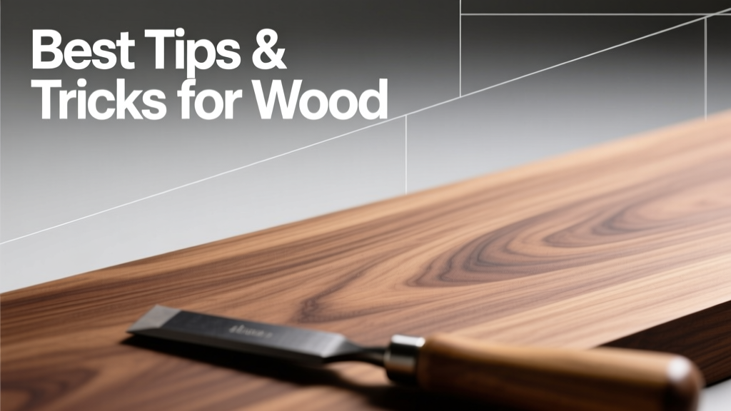 Best Tips & Tricks for Working with Wood: Pro Techniques, Material-Specific Fixes, and Real-World Wisdom