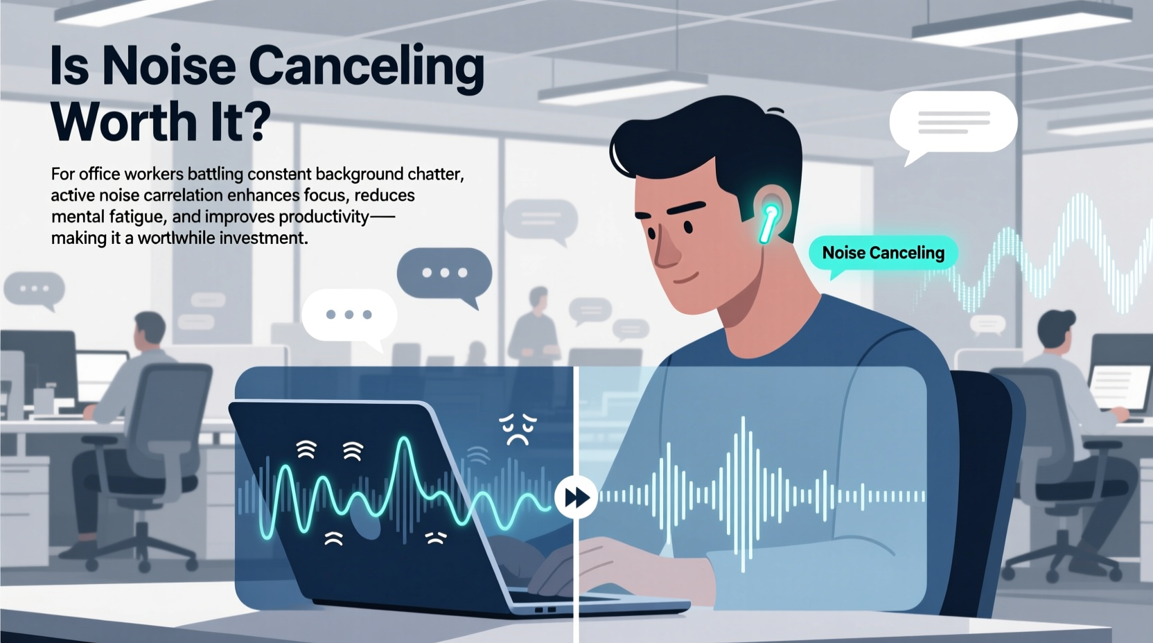 is noise cancelling worth it for office workers dealing with constant background chatter