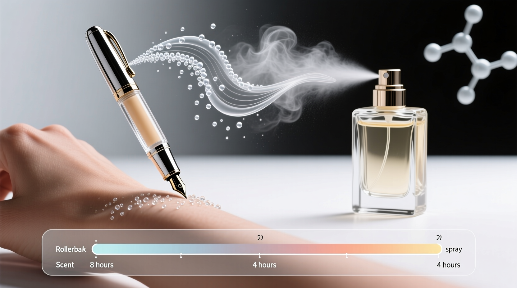 rollerball perfume vs spray bottle which application makes the scent last longer