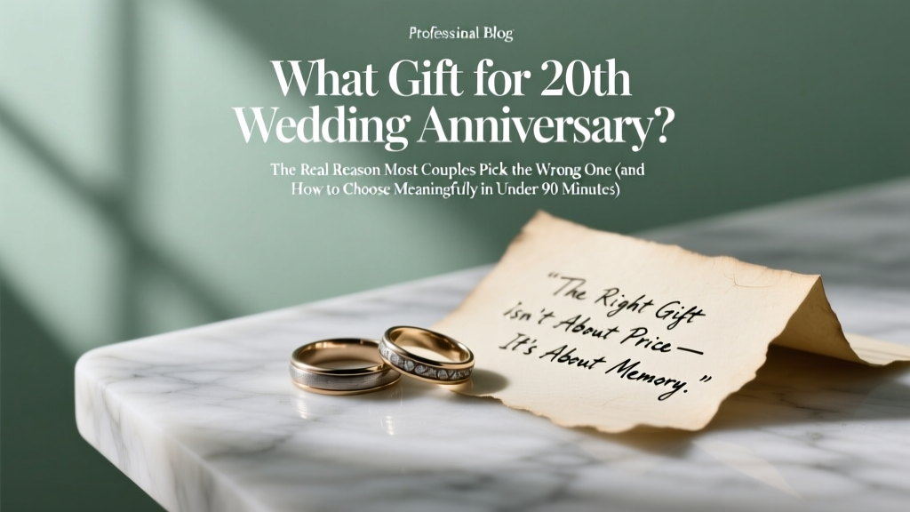 20th Wedding Anniversary Gifts: Meaningful Picks