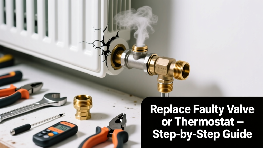 Radiator Not Heating? Replace the Faulty Valve or Thermostat