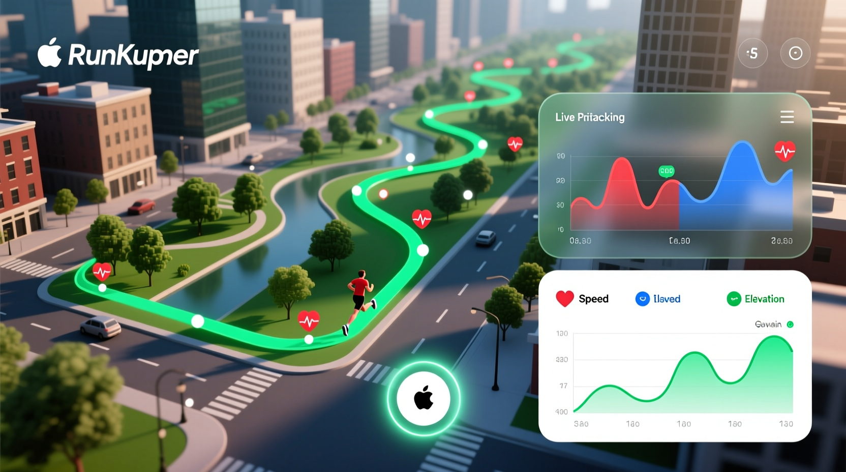 Runkeeper for Android Maps and Graphs Your Exercise—Accurately & Efficiently