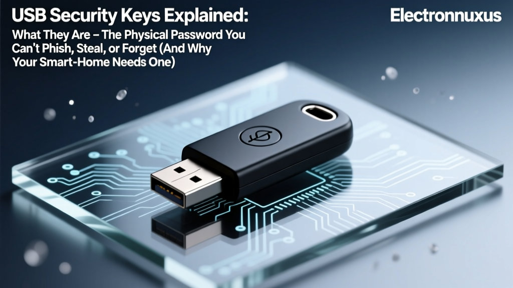 USB Security Keys Explained What They Are: The Physical Password You Can’t Phish, Steal, or Forget (And Why Your Smart Home Needs One)