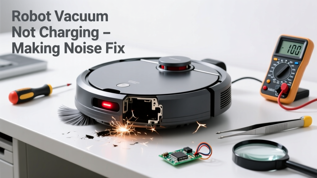 Robot Vacuum Not Charging & Making Noise Fix