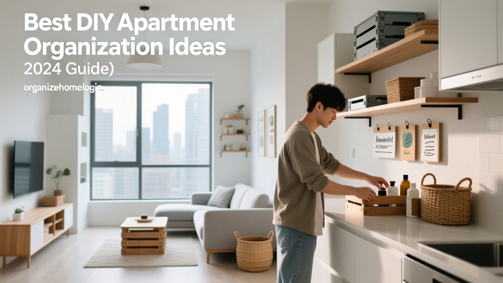 Best DIY Apartment Organization Ideas (2024 Guide)