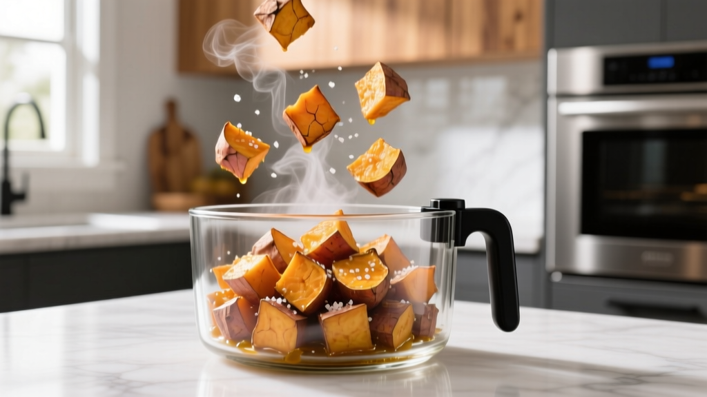 Crispy Diced Sweet Potatoes in the Air Fryer