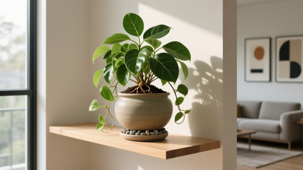 Urn Indoor Planter Method for Fast-Growing Plants
