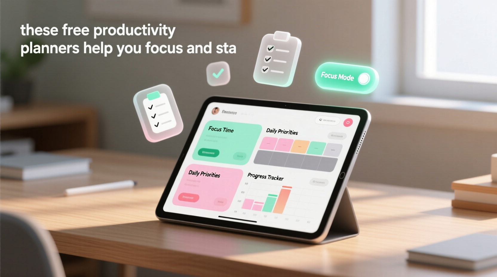 these free productivity planners help you focus and sta