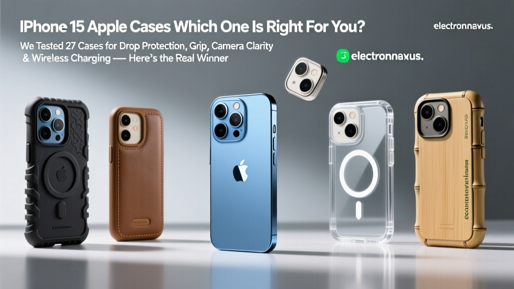 iPhone 15 Apple Cases Which One Is Right For You? We Tested 27 Cases for Drop Protection, Grip, Camera Clarity & Wireless Charging — Here’s the Real Winner