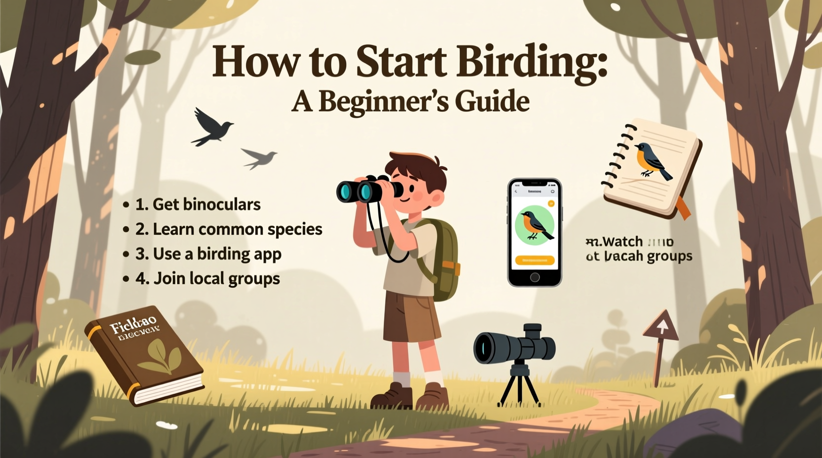 how to start birding