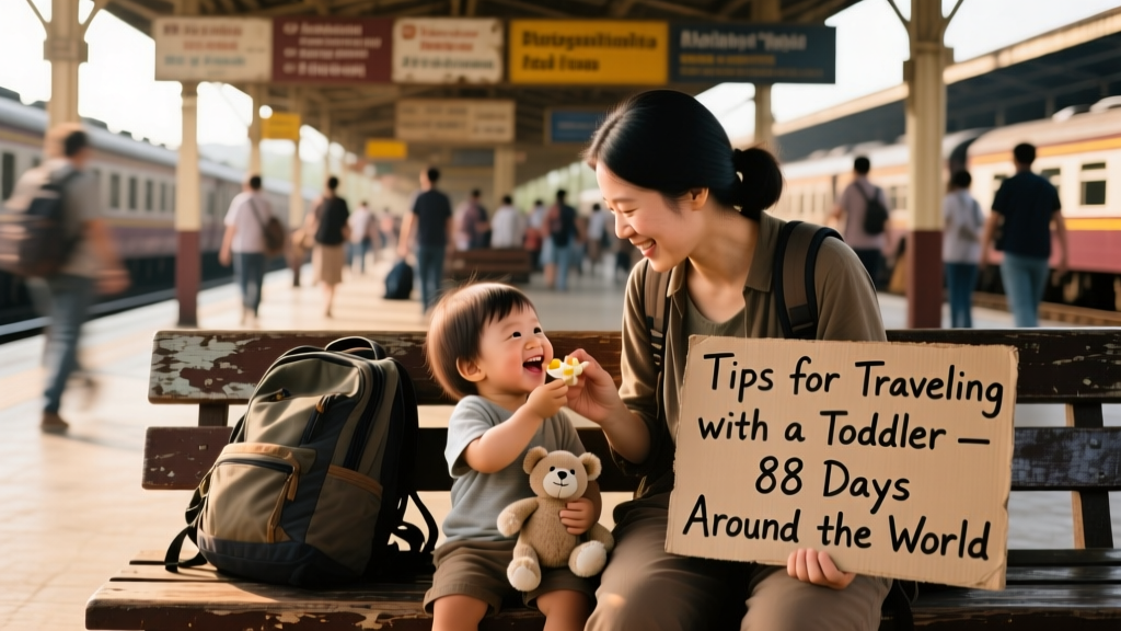 Tips For Traveling With A Toddler From My 88-Day Trip Around the World