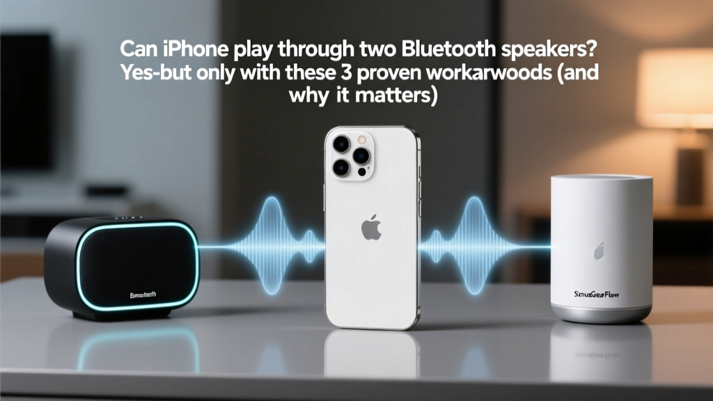iPhone Bluetooth Dual Speakers: Truth & Workarounds