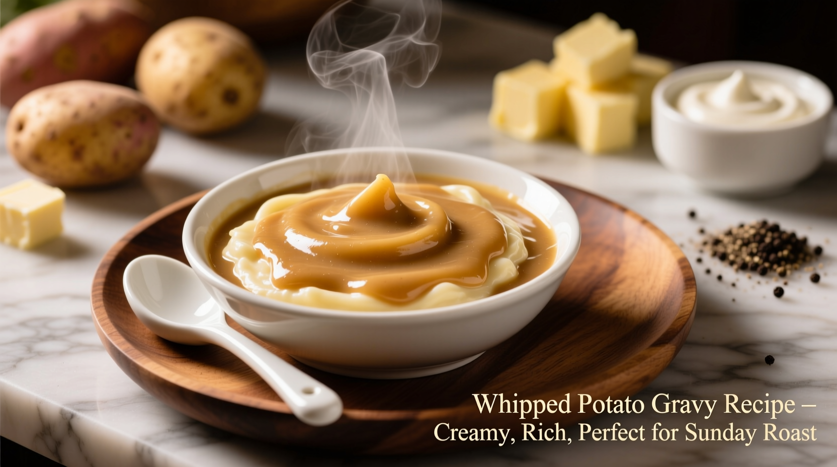 Creamy Whipped Potato Gravy Recipe: Gluten-Free & Delicious