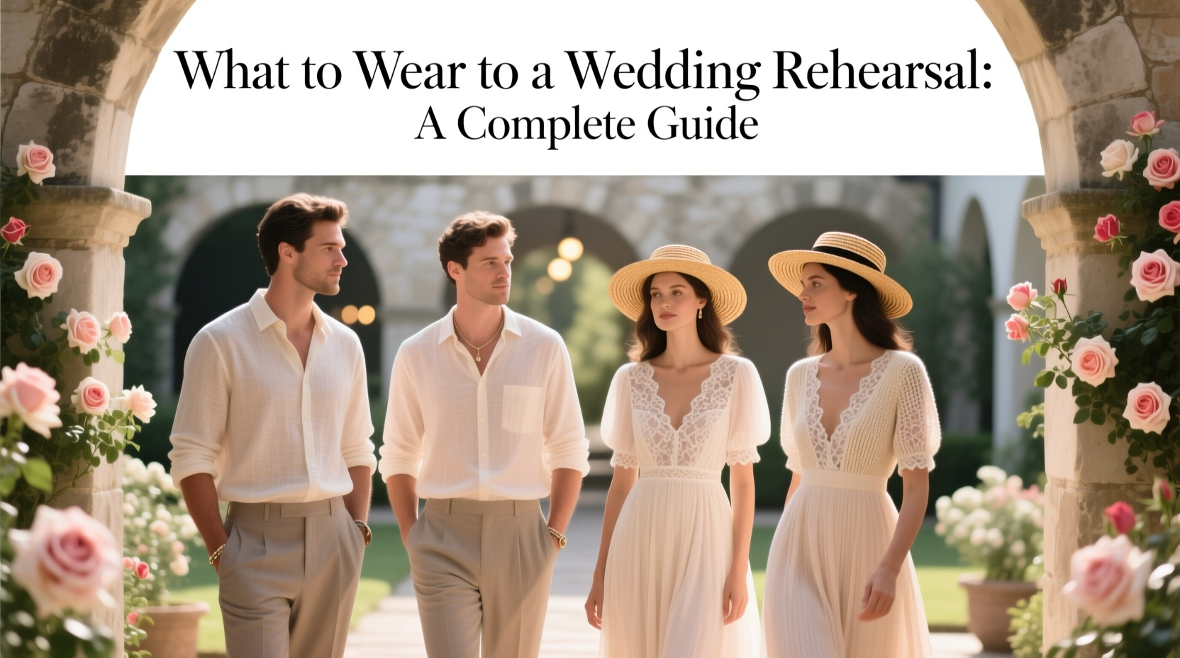what to wear to a wedding rehearsal