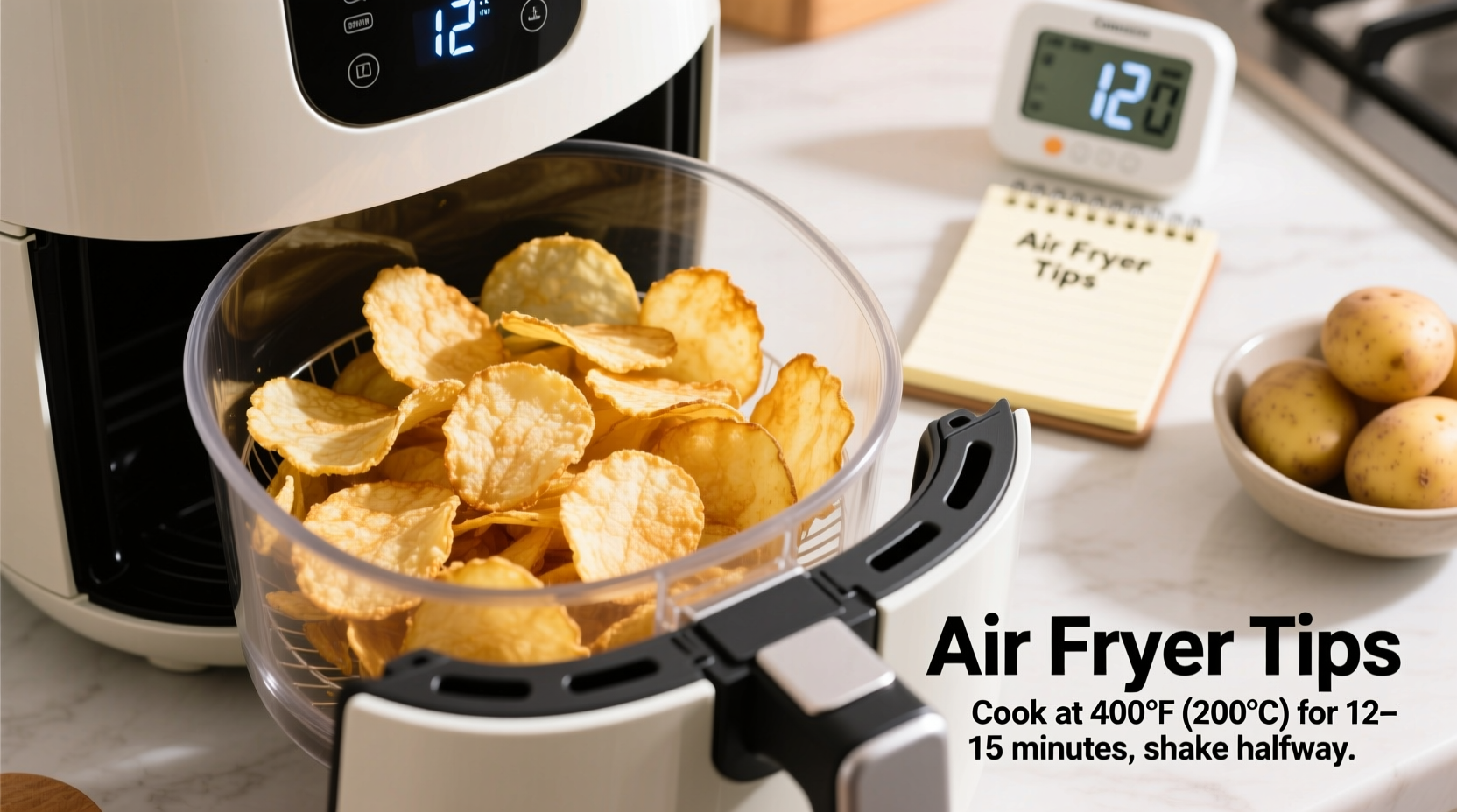 how long to cook chips in an air fryer