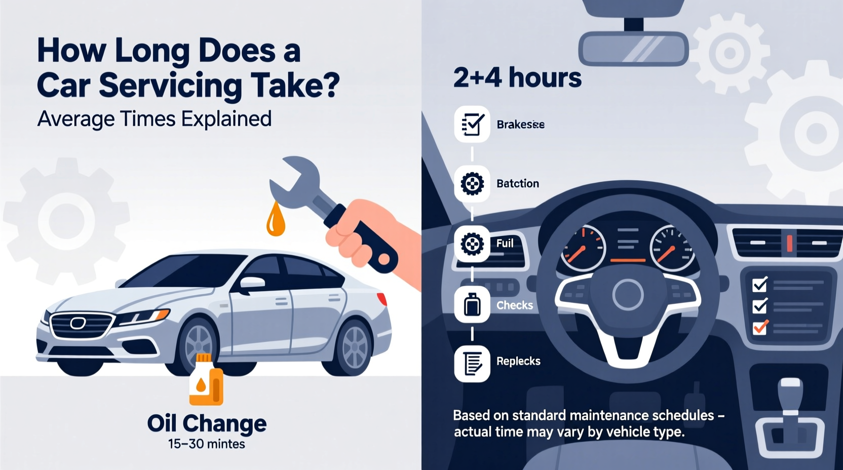 how long does a car servicing take