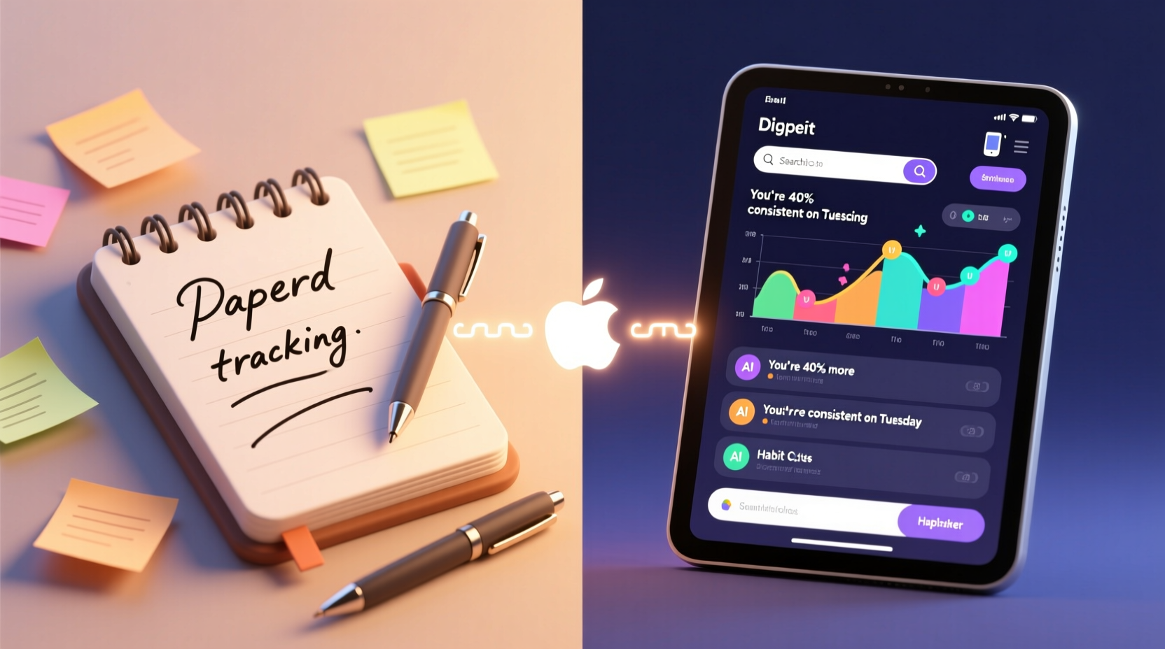 Digital Notebook vs Paper Journal for Habits