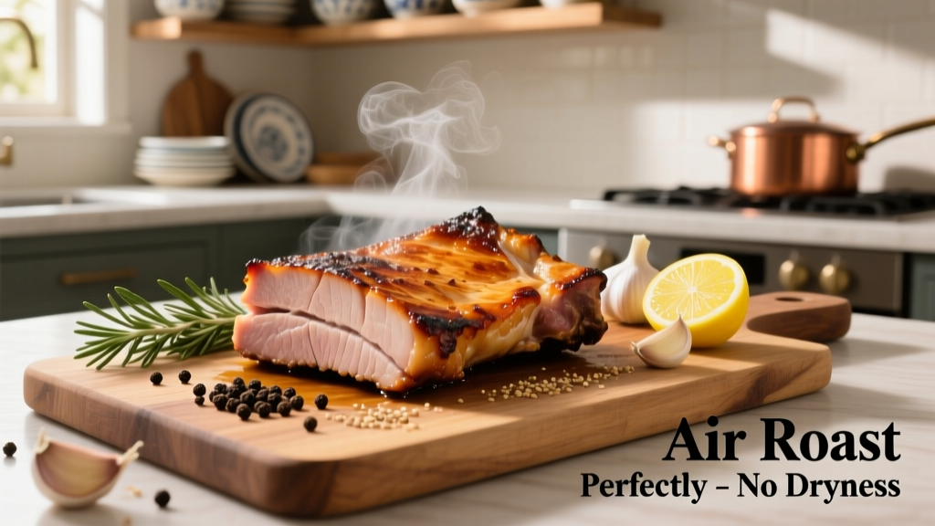 How to Air Roast Pork Chops Perfectly (No Dryness!)