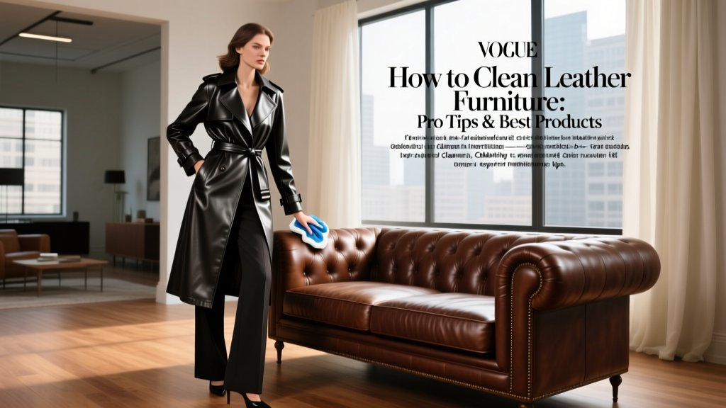 How to Clean Leather Furniture: Pro Tips & Best Products
