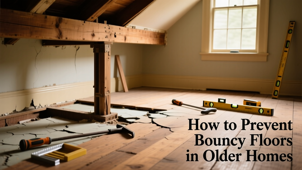 How to Prevent Bouncy Floors in Older Homes