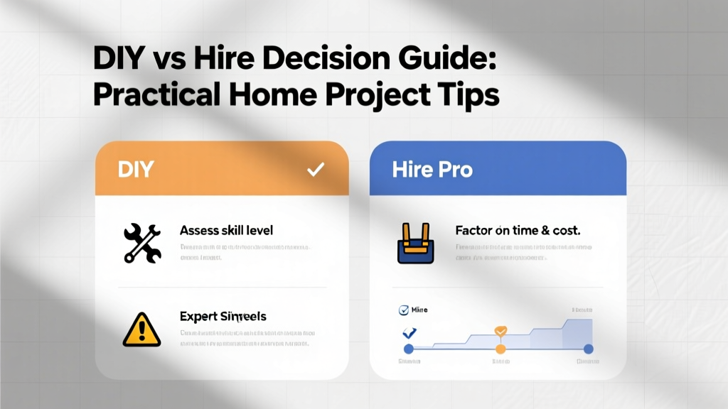 DIY vs Hire Decision Guide: Practical Home Project Tips
