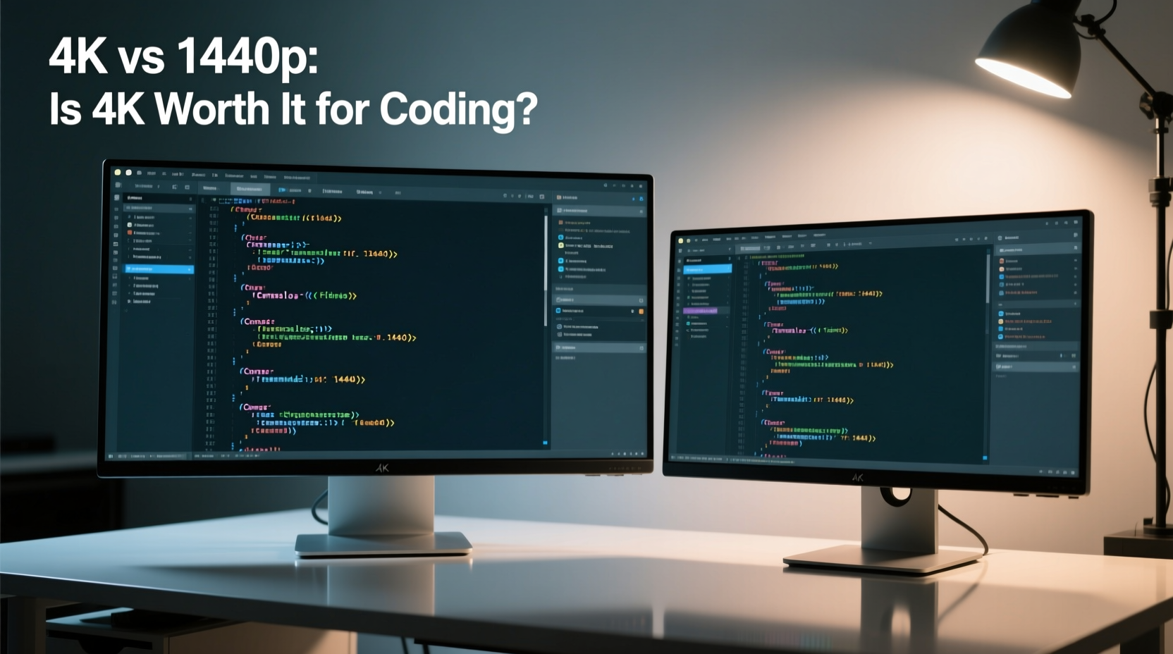 is a 4k monitor worth it for coding or is 1440p the sweet spot
