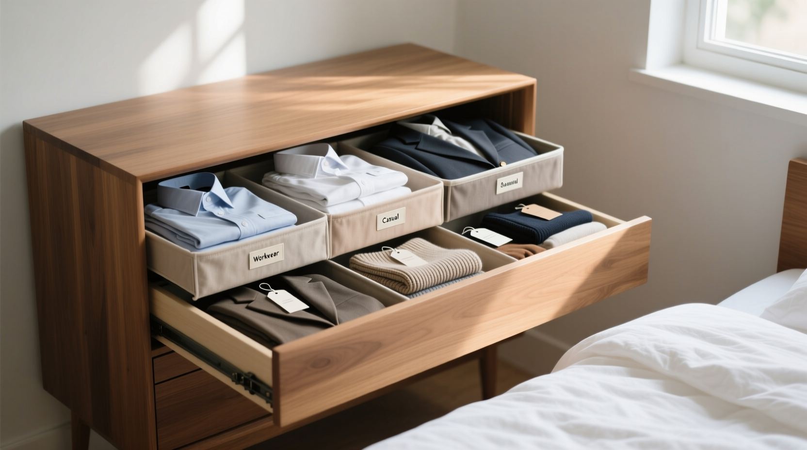 capsule wardrobe drawer system no new furniture