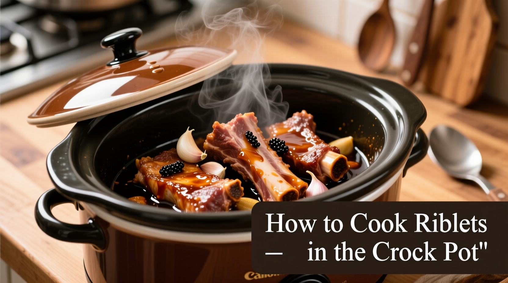 how to cook riblets in the crock pot