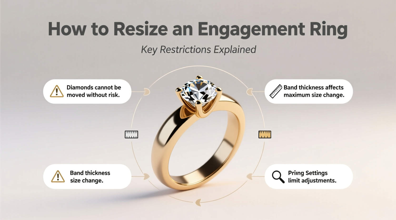 how do i resize my engagement ring are there any restrictions