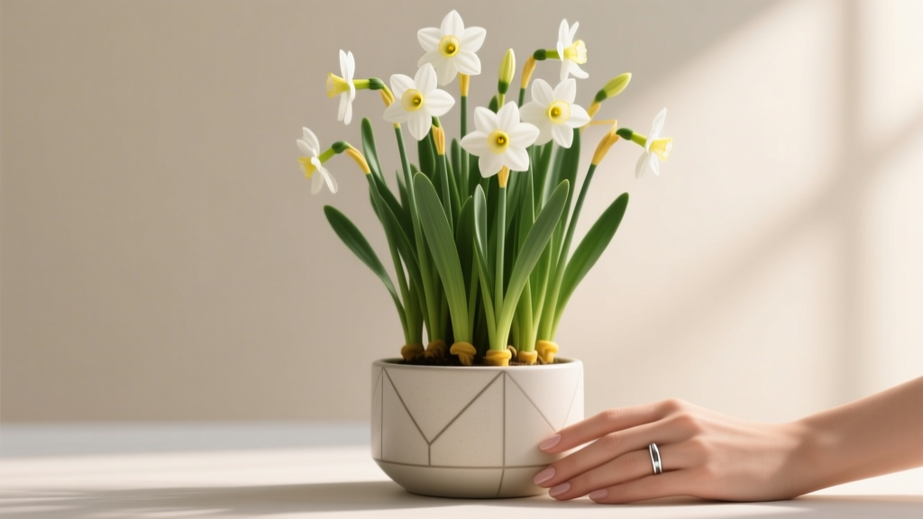 Paperwhites Indoors in Bright Light: Fix Floppy Stems