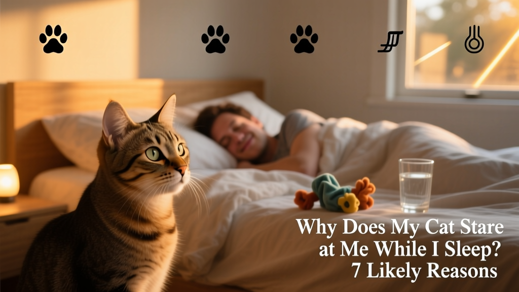 Why Does My Cat Stare at Me While I Sleep? 7 Likely Reasons