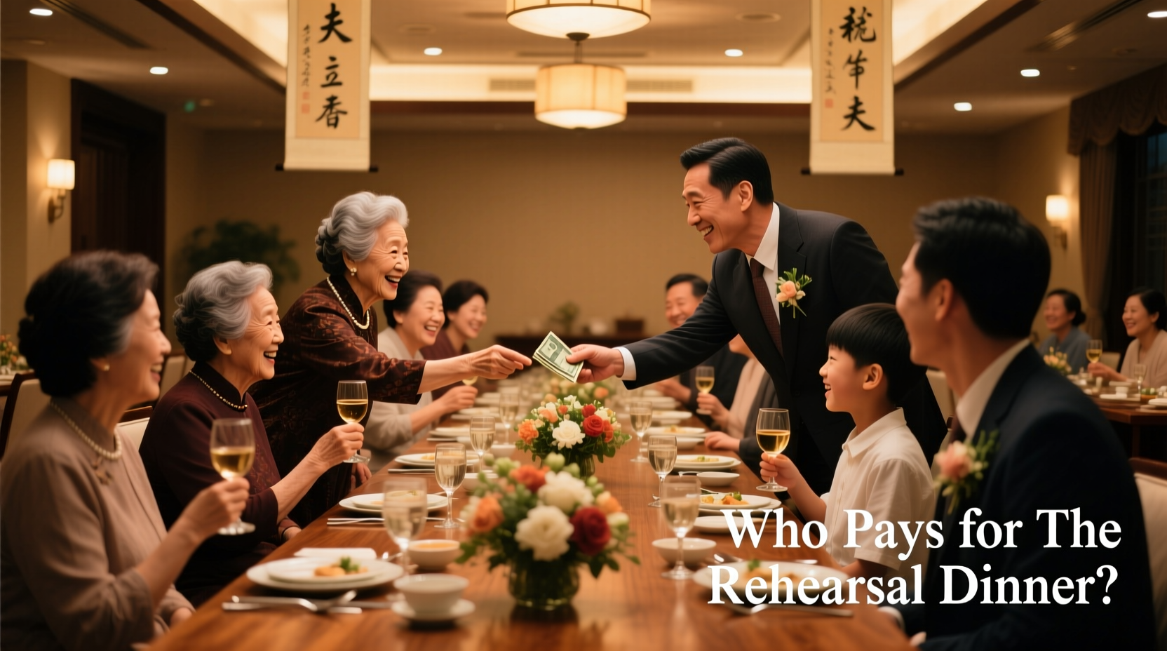 who pays for the rehearsal dinner at a wedding