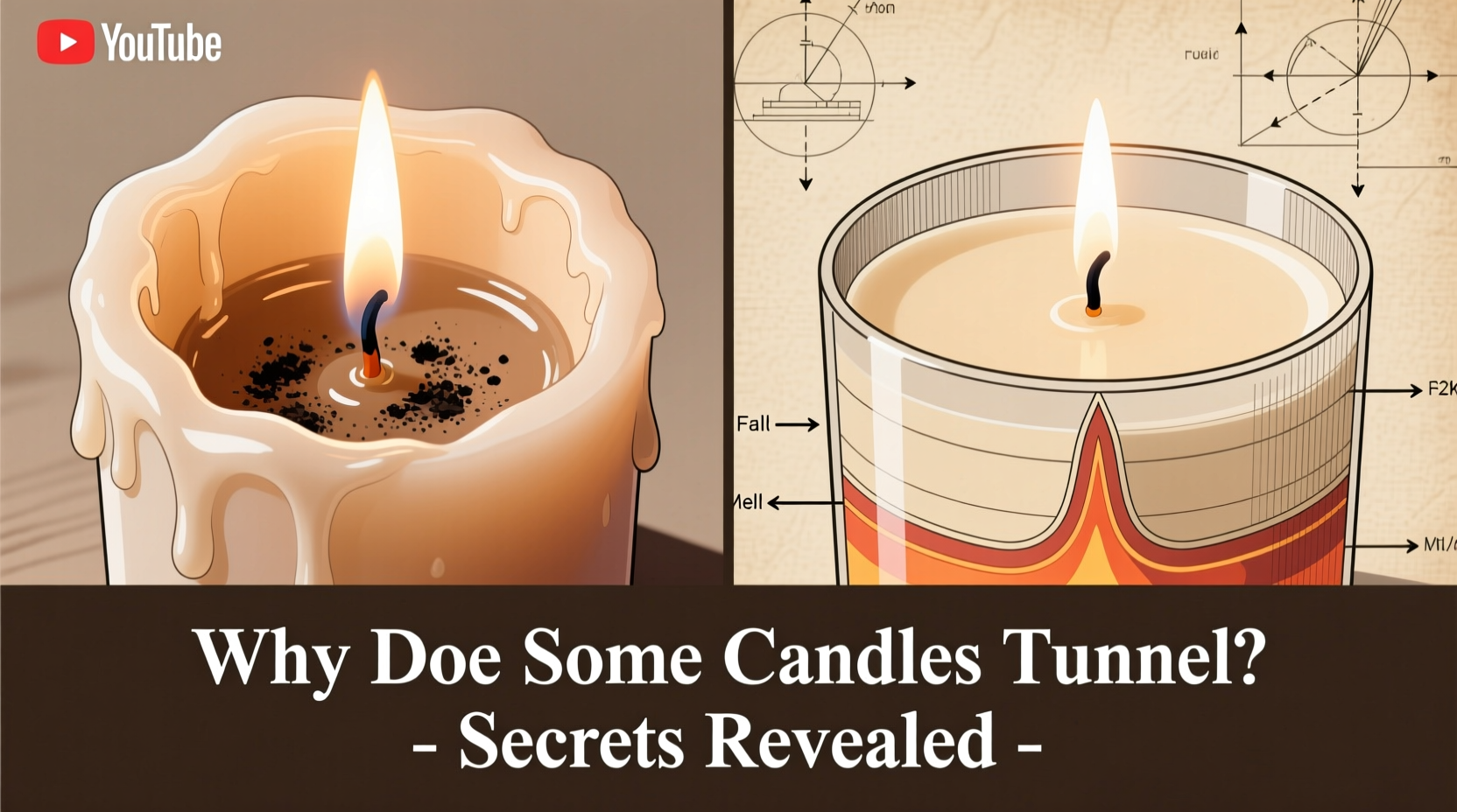why do some candles tunnel while others burn evenly secrets revealed