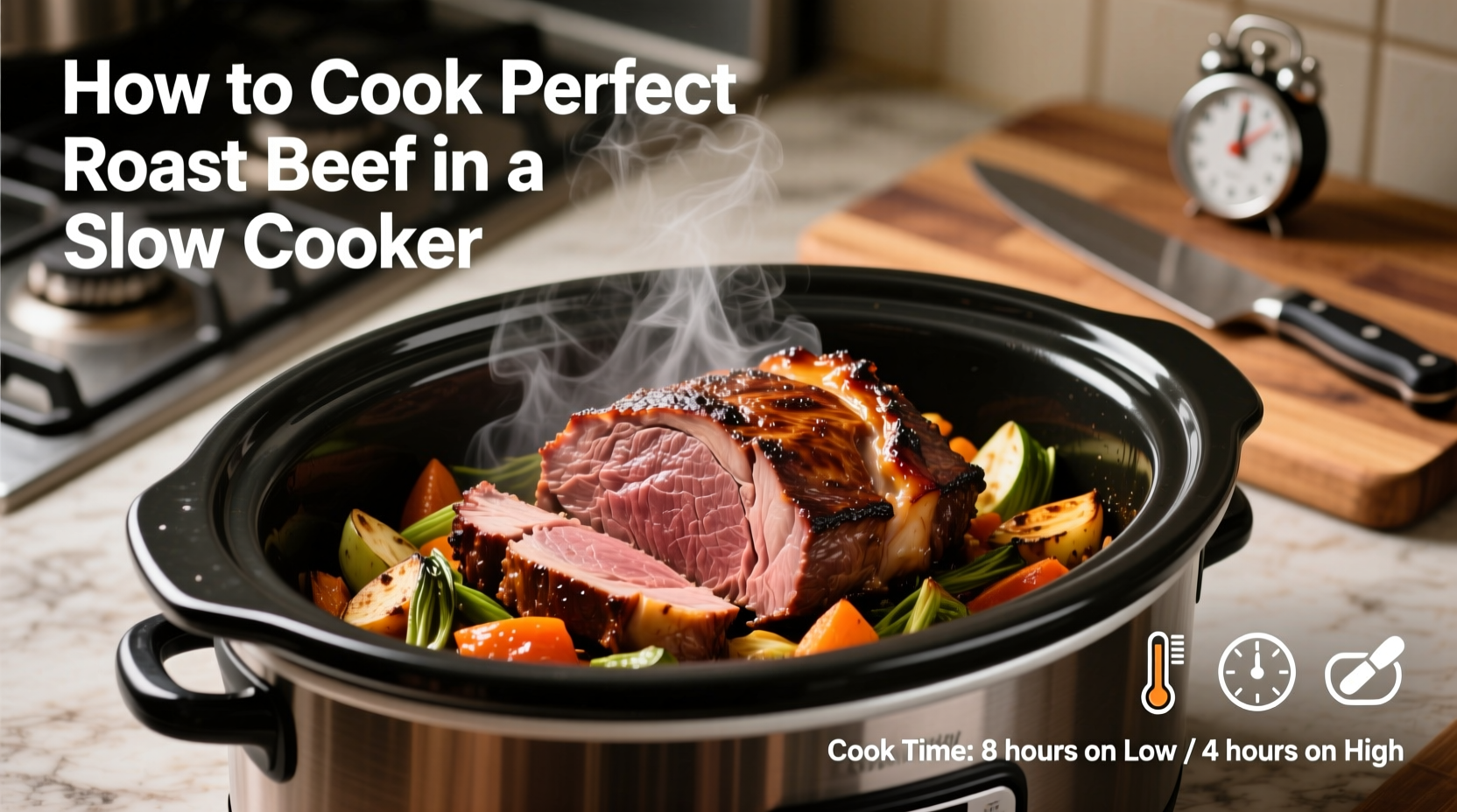 how long to cook roast beef in slow cooker