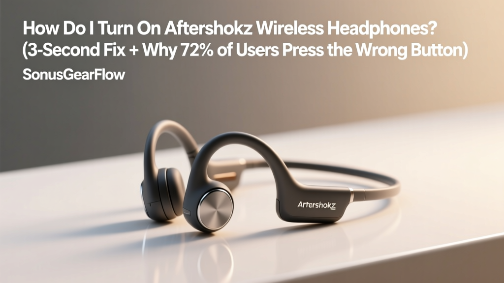 How to Turn On Aftershokz Wireless Headphones