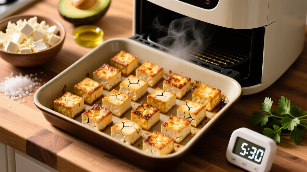 Crispy Keto Tofu in Air Fryer: Low-Carb & Oil-Light
