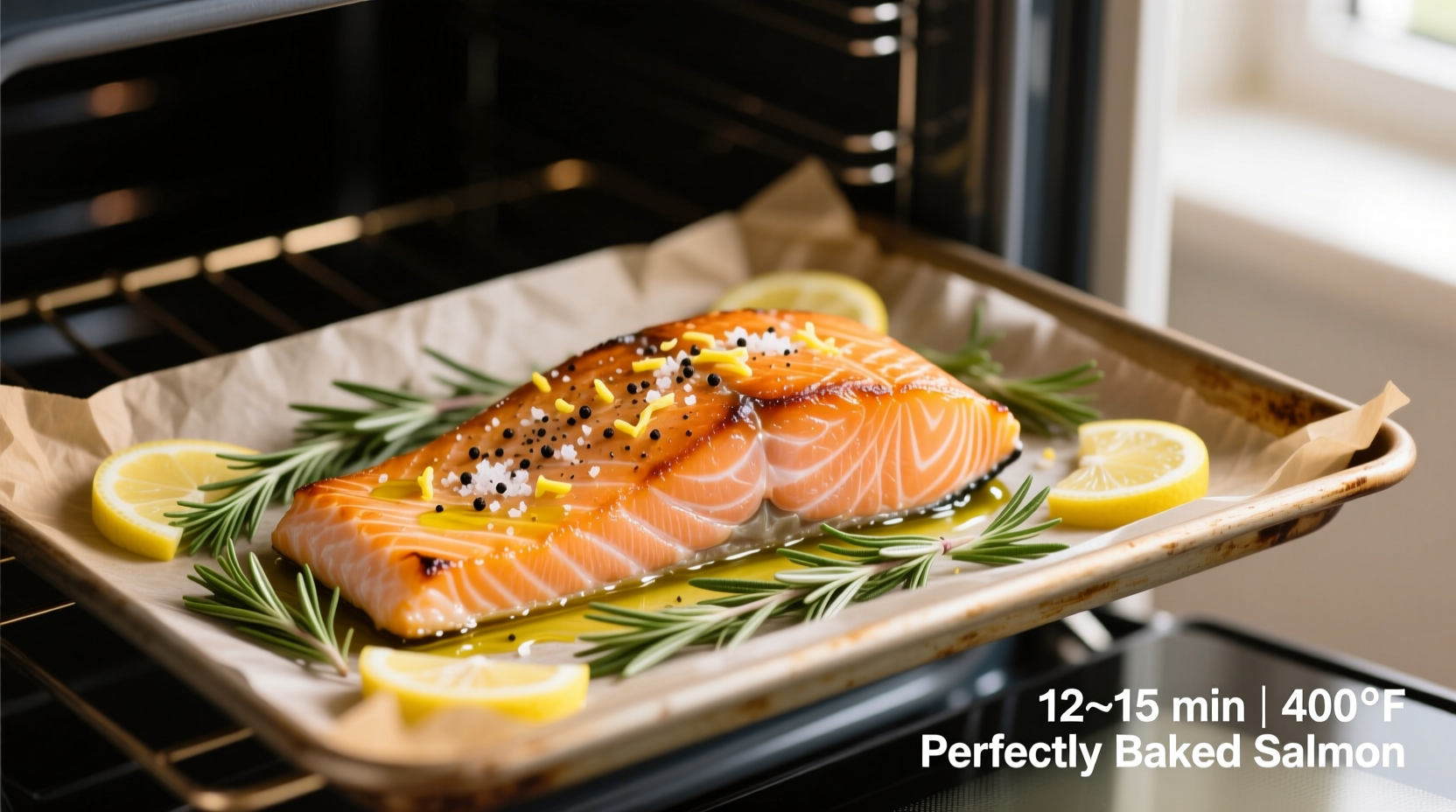 how long to cook salmon in oven
