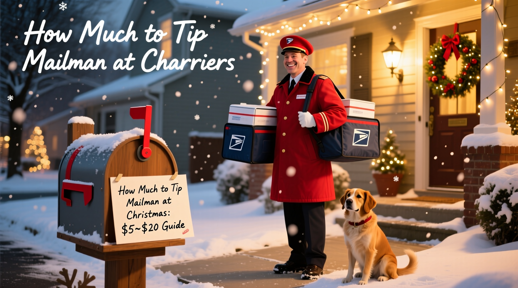 how much to tip mailman at christmas