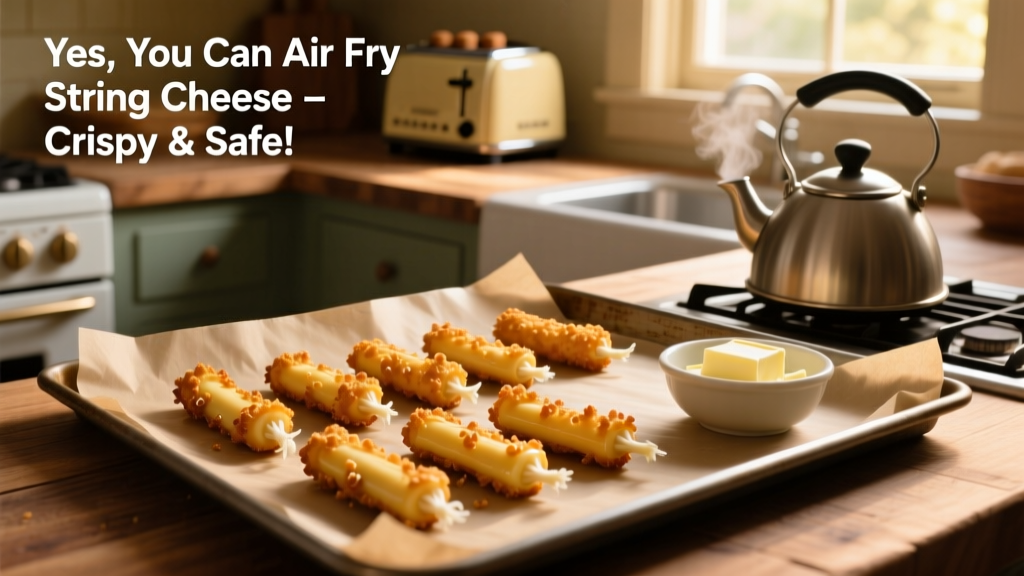 Yes, You Can Air Fry String Cheese (Crispy & Safe!)