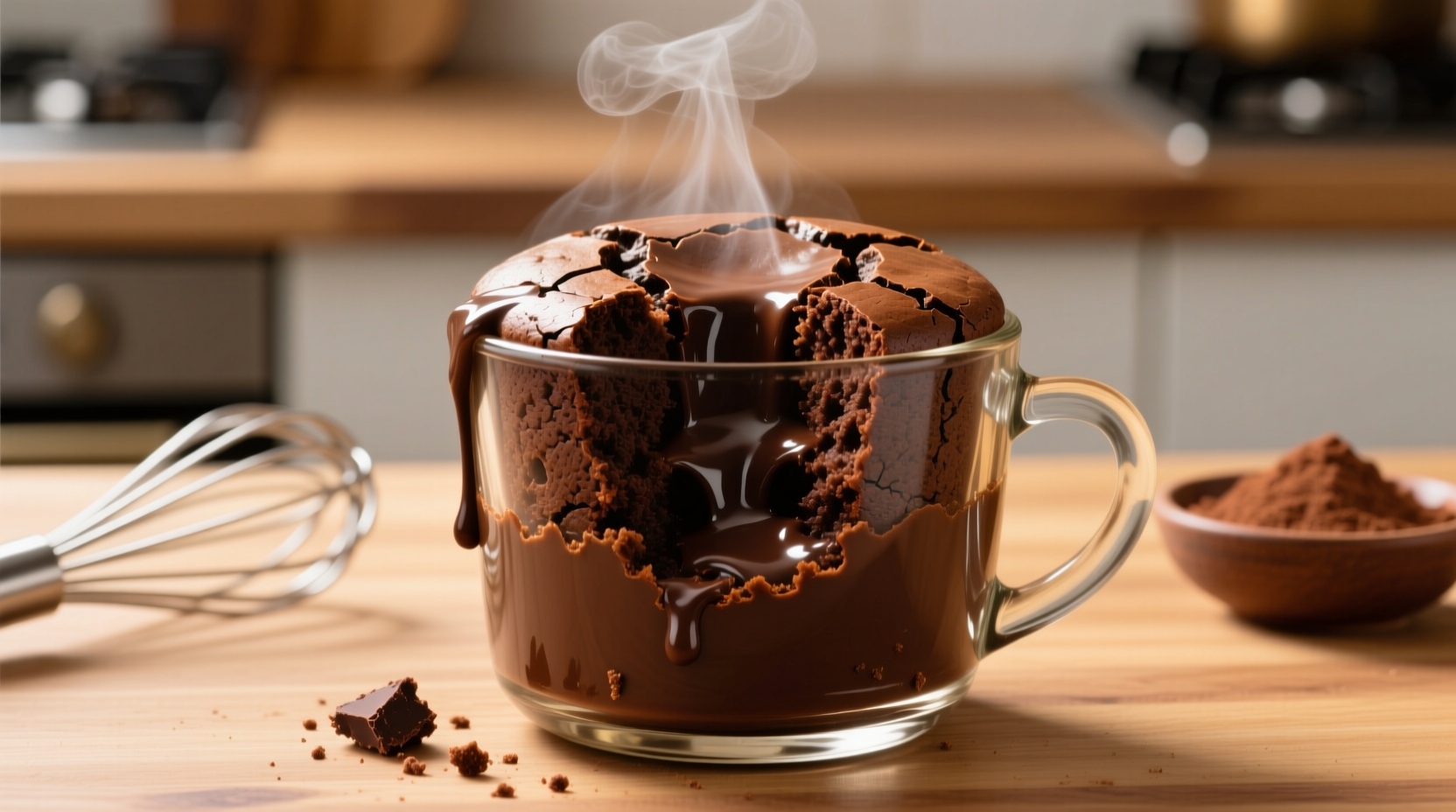 5 Minute Fudgy Chocolate Microwave Cake: Science-Backed Method