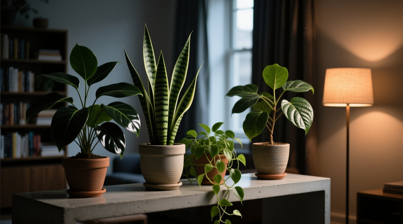 houseplants for dark spaces