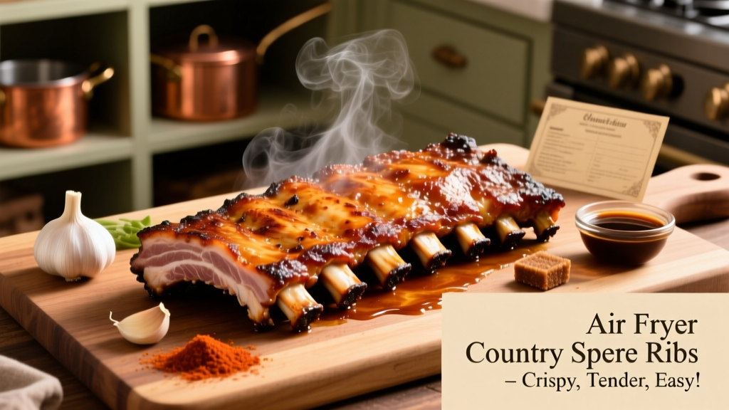 Air Fryer Country Spare Ribs: Crispy, Tender & Easy
