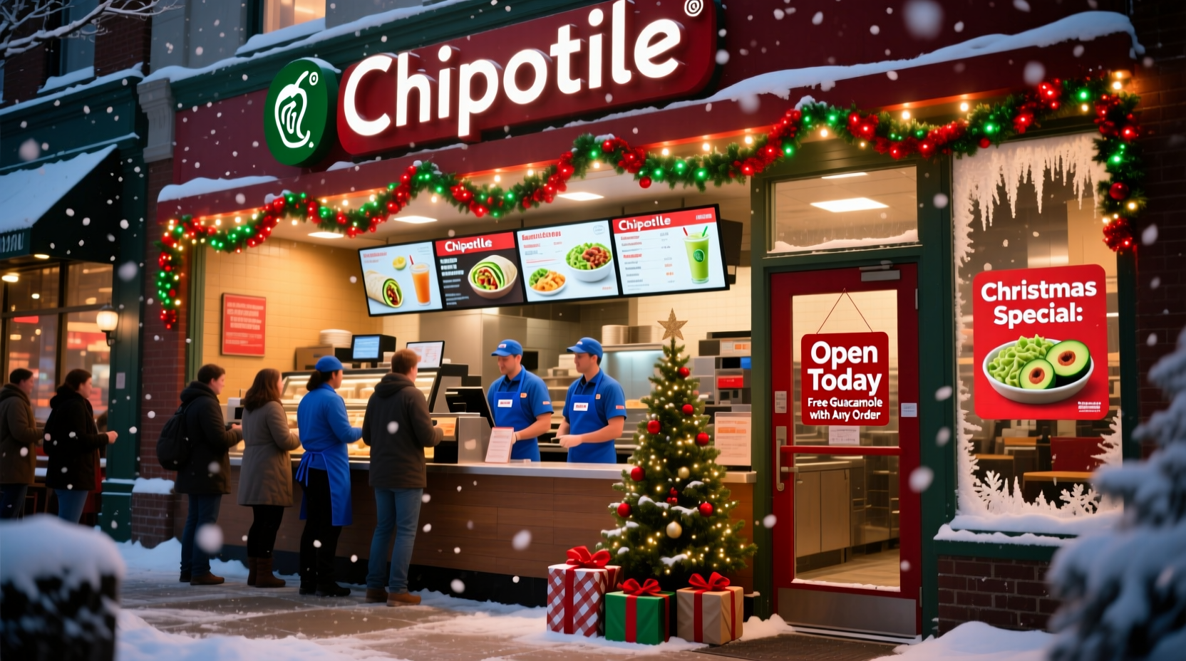 is chipotle open on christmas day