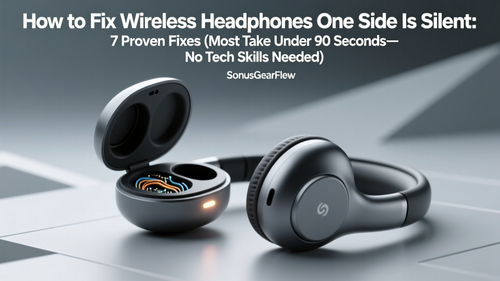 Fix Wireless Headphones One Side Silent (2026)