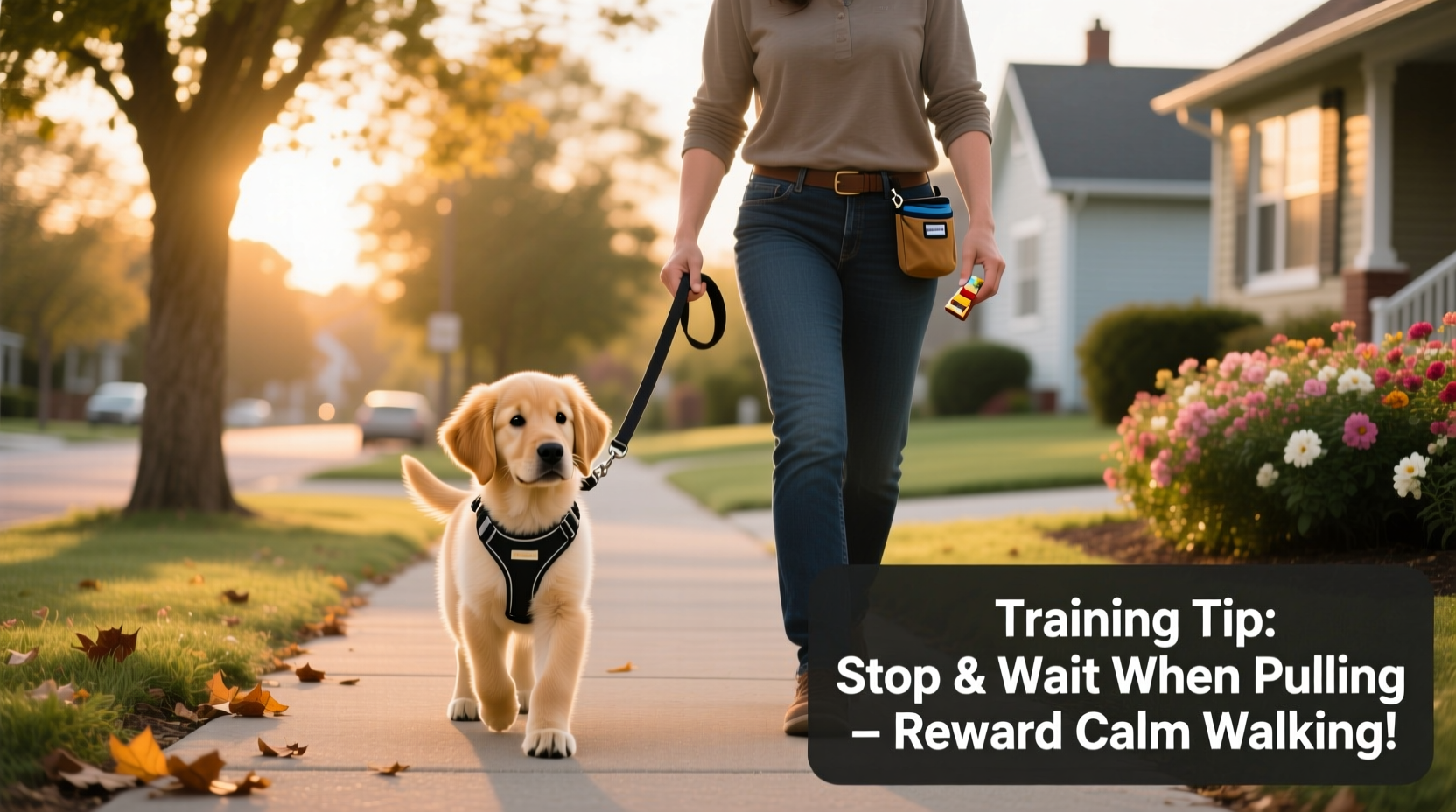 how to train your puppy to walk on a leash without pulling